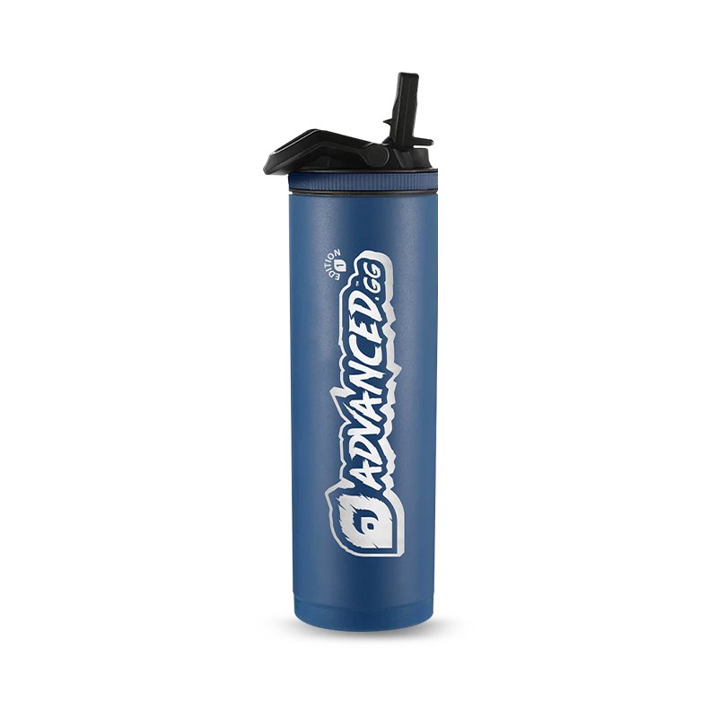 Ice Shaker Navy 20 oz Sport Bottle