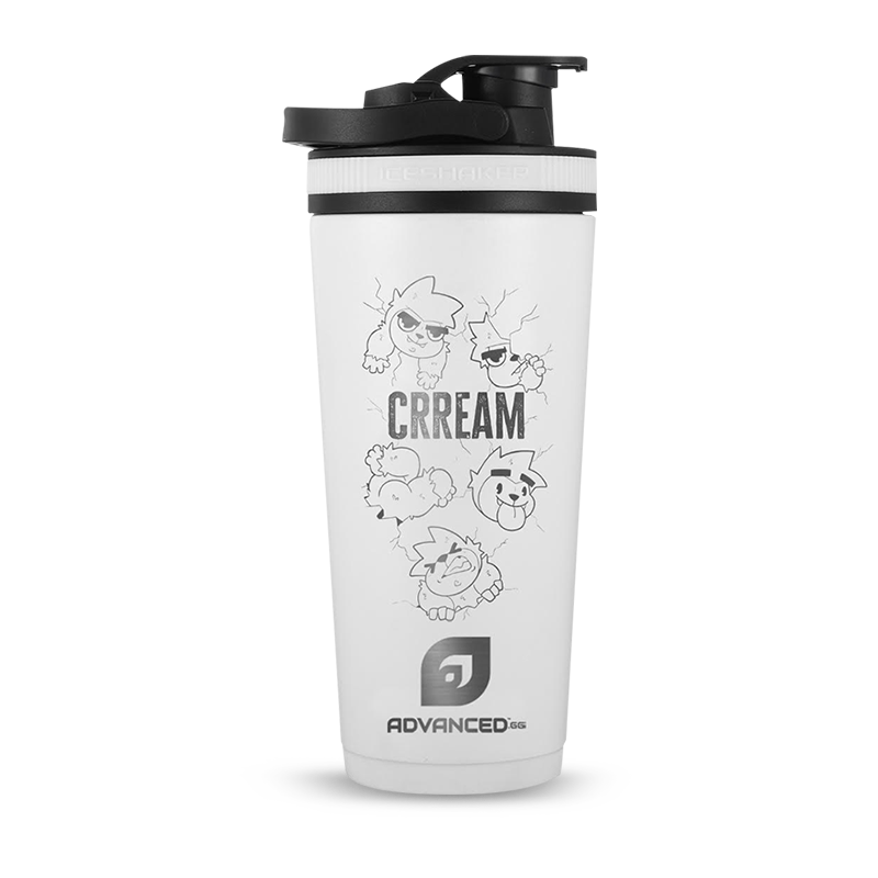 Crream x ADVANCED® Premium 26oz Ice Shaker - WHITE